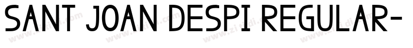 Sant Joan Despi Regular字体转换